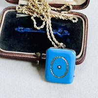 Victorian enamel locket