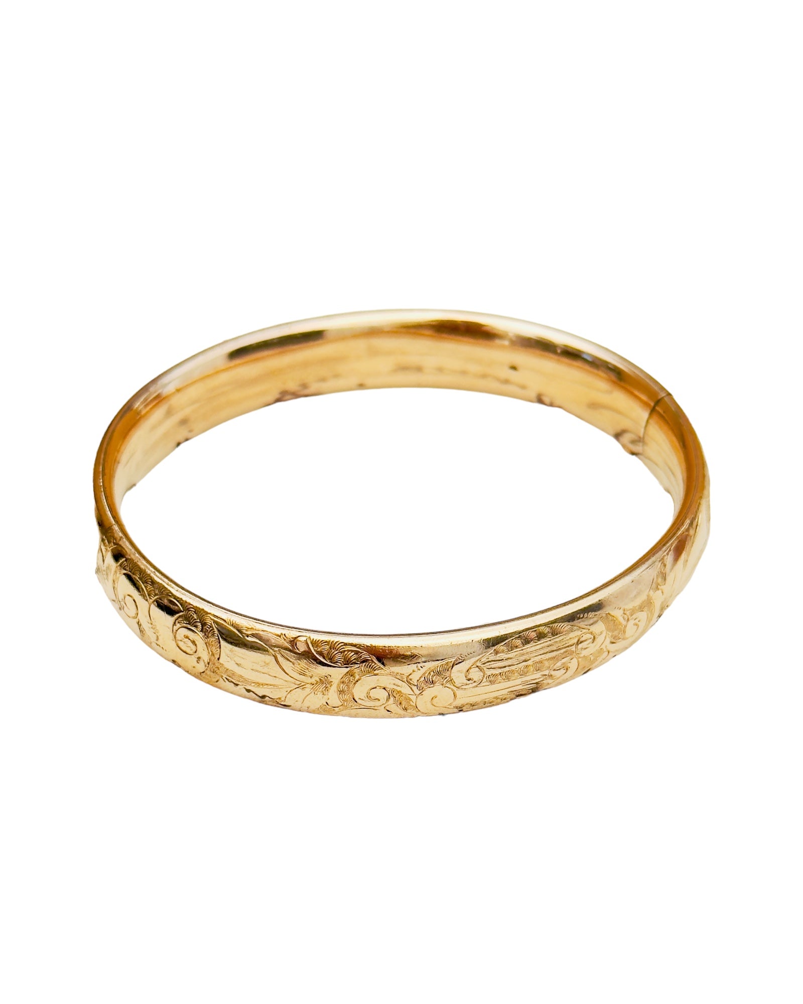 t*o様 HANEYCOMB BANGLE cthy Victorian Hinged Bangle Bracelet – Antique MH & Co Gold Shell