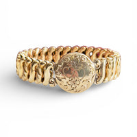 Vintage Carmen D.F.B. Co. Double Heart Sweetheart Expansion Bracelet