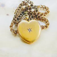 Gold Heart Locket