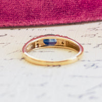 10k gold sapphire ring