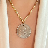 Winston Churchill Coin Necklace