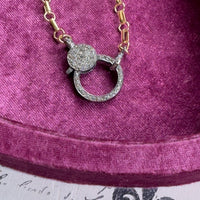 Pavé Diamond Clasp Necklace