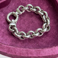 sterling silver chain bracelet