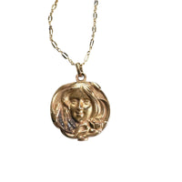 18k Gold Art Noveau Locket