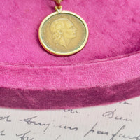 14k Gold Coin Necklace