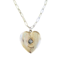 Art Deco Heart Locket