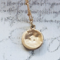 moon and starburst necklace