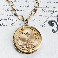 Gold Antique Photo Locket
