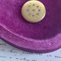 antique sunburst locket