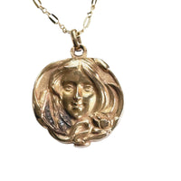 Art Noveau Gold Locket