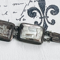 Sterling Silver Panel Bracelet