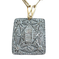 Art Deco Shoe Buckle Necklace