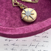 diamond star locket