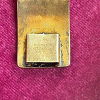 Vintage Norwegian floral enamel cuff