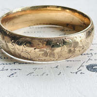 Gold stacking Bangle