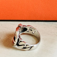 Hermès silver ring