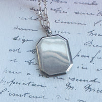 silver keepsake necklace
