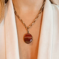 Victorian Agate Locket
