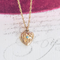 turquoise heart necklace