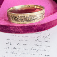 Winard Taille d’Épargne Gold-Filled Hinged Bangle Bracelet