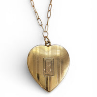 Gold Heart Locket