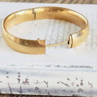 Carl Art Hinged Bangle Bracelet