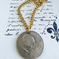 Winston Churchill Coin Necklace