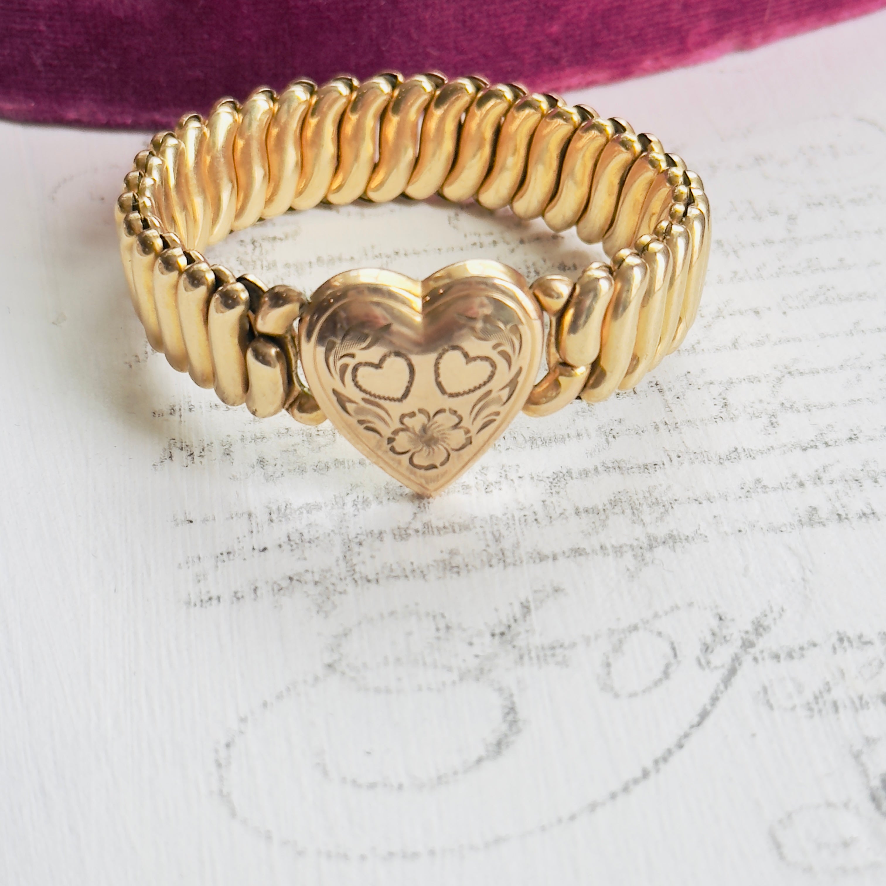 Bigney 47 Sweet Heart Expansion Bracelet – hipV Modern Vintage Jewelry
