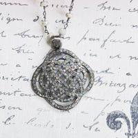 diamond and gemstone necklace