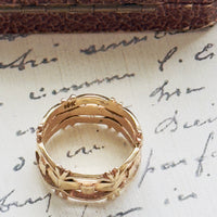 14k Antique Gold Band