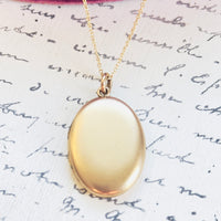 reverse side of locket