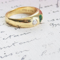 Cressarow Emerald Diamond Ring