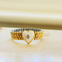 Vintage C0-Star Sweetheart Bracelet | Mother of Pearl Heart
