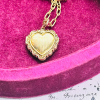 Gold Heart Locket
