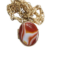 Victorian Banded Agate Locket