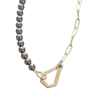 Gold Paperclip Necklace