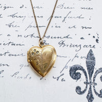 Gold Heart Locket