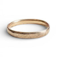 Etched Gold Bangle