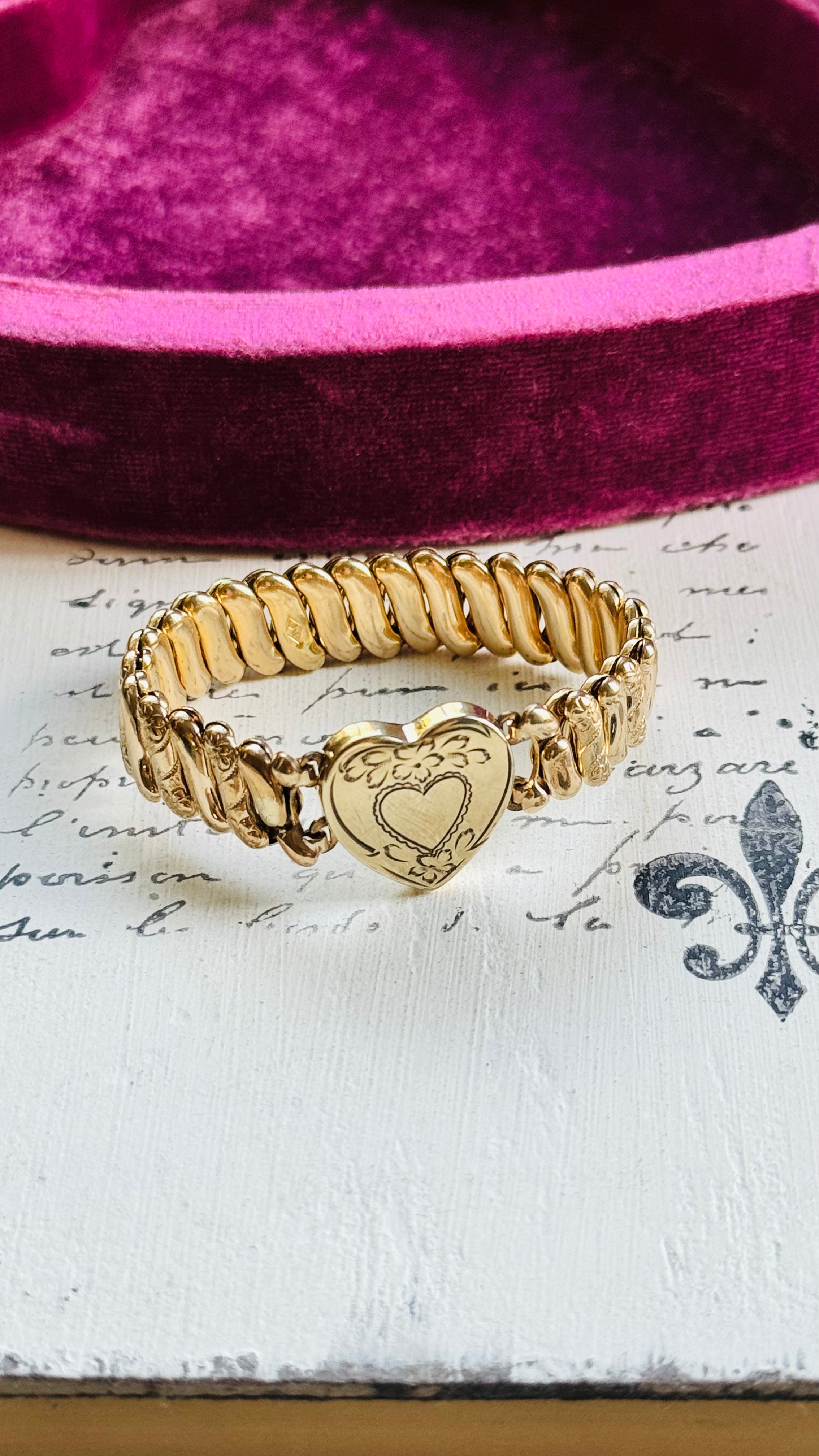 Dolly Madison Sweetheart Expansion Bracelet - Gold-Filled