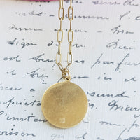 Reverse side of pendant