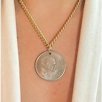 Winston Churchill Coin Necklace