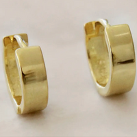 Classic Gold Huggie Hoops