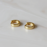 Classic Gold Huggie Hoops