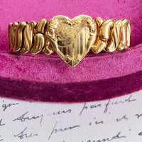 1940s Speidel Phoenix sweetheart bracelet