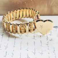 Sweetheart Expansion Locket - H Monogram