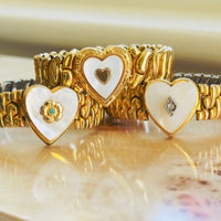 Vintage Gold Sweetheart Bracelets