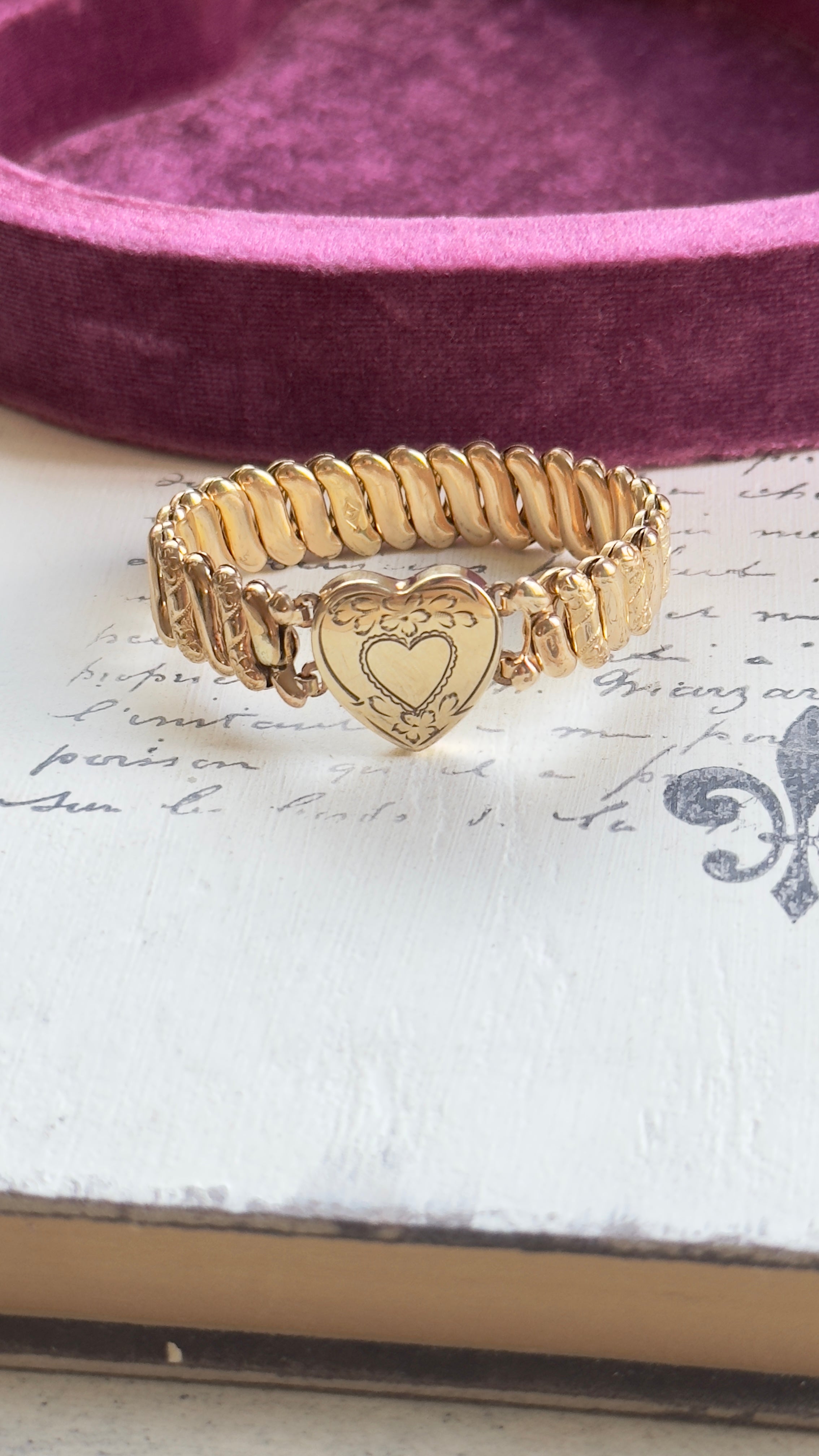Dolly Madison Sweetheart Expansion Bracelet - Gold-Filled