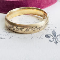 Vintage Gold Bangles for Layering