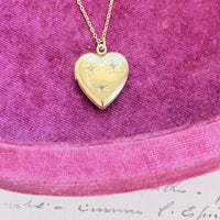 heirloom heart locket necklace